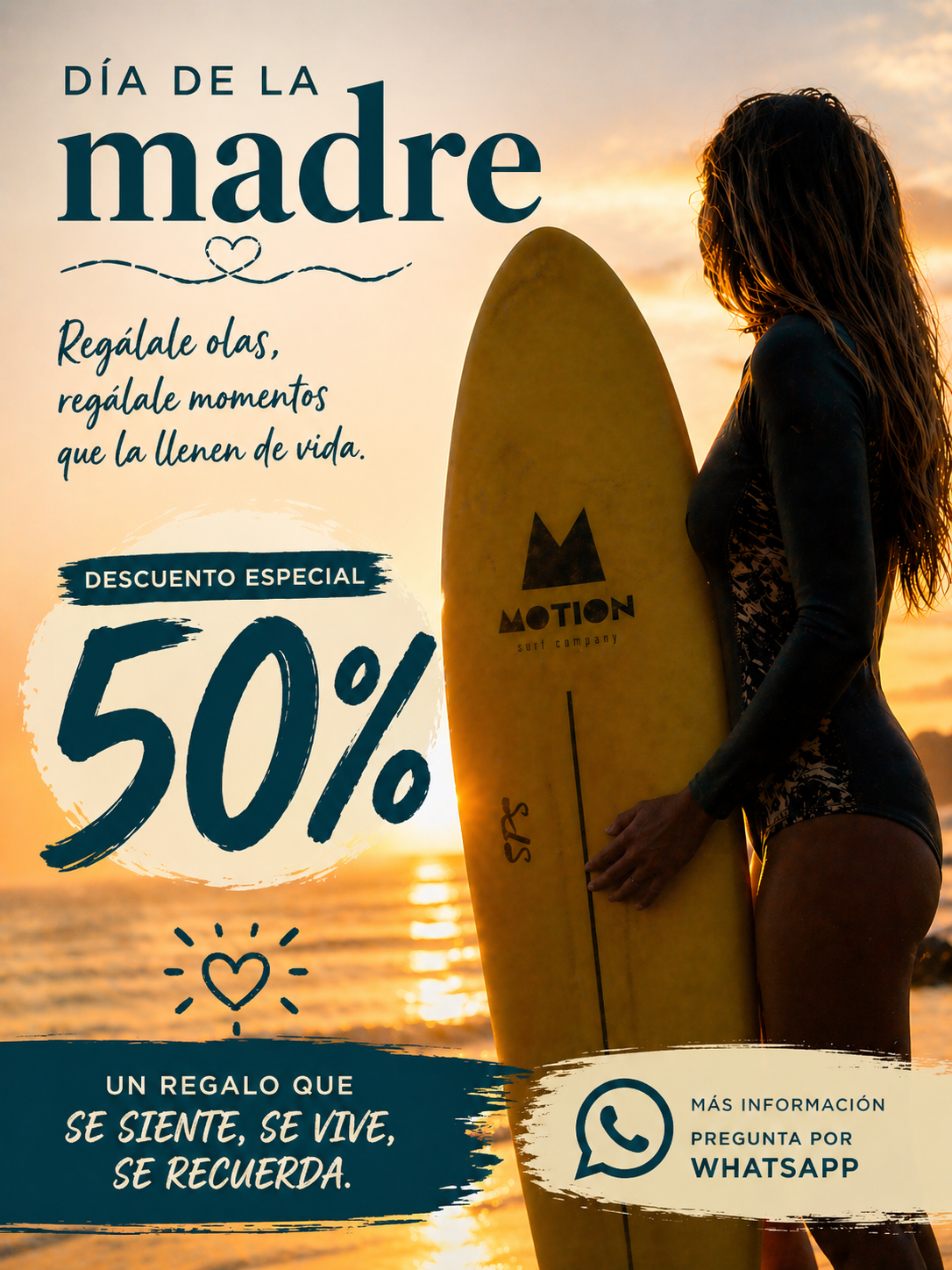 ¡Mamá, Hoy la mejor ola es para tí!